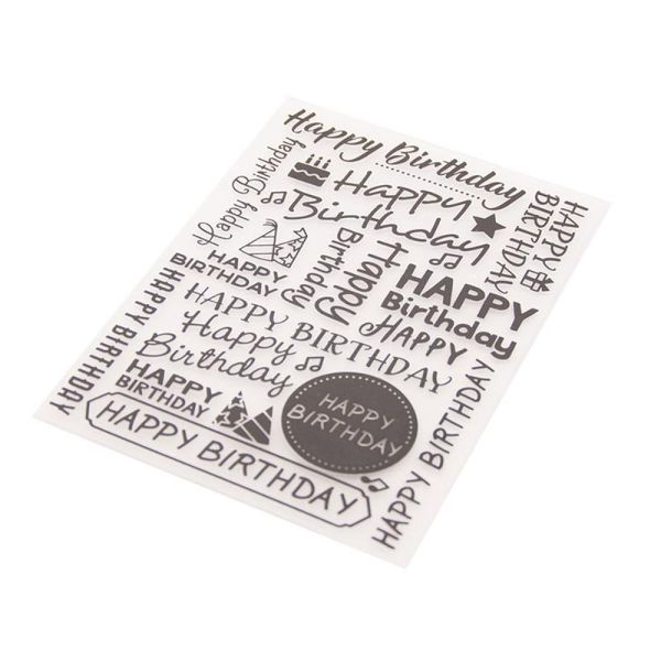 craft tools happy birthday words plastic embossing folder template diy scrapbook po card making decoration crafts
craft tools happy birthday words plastic embossing folder template diy scrapbook po card making decoration crafts