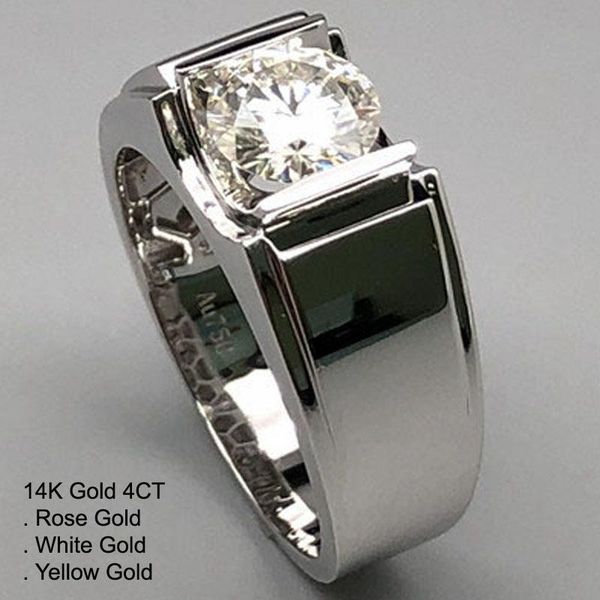 cluster rings 14k white gold 4 moissanite diamond ring men round classic trendy wedding party engagement anniversary ct d color, Golden;silver
cluster rings 14k white gold 4 moissanite diamond ring men round classic trendy wedding party engagement anniversary ct d color, Golden;silver