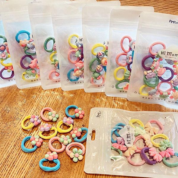 hair accessories 10pcs/set bag packed cute cartoon animals flower elastic bands for girls sweet scrunchies tie fashion, Slivery;white
hair accessories 10pcs/set bag packed cute cartoon animals flower elastic bands for girls sweet scrunchies tie fashion, Slivery;white