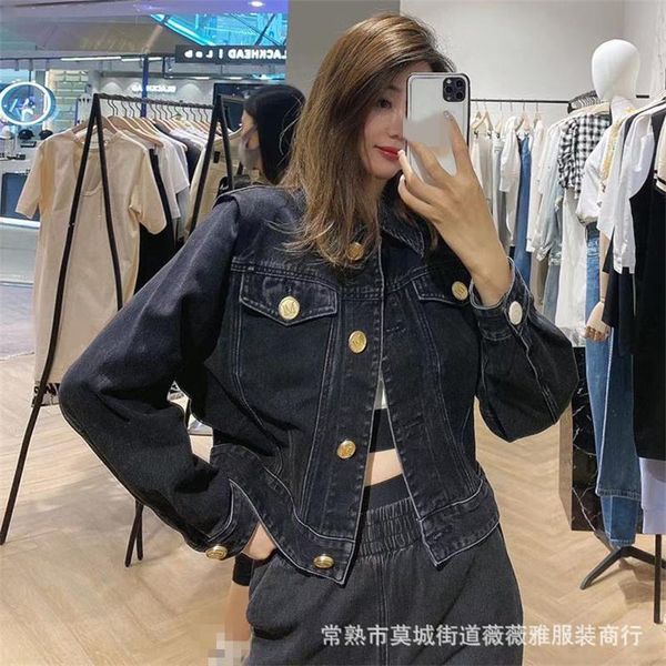 women's jackets 2021 autumn elegant outwear fashion solid color women overcoat fake two loose casual men jacket t585, Black;brown
women's jackets 2021 autumn elegant outwear fashion solid color women overcoat fake two loose casual men jacket t585, Black;brown