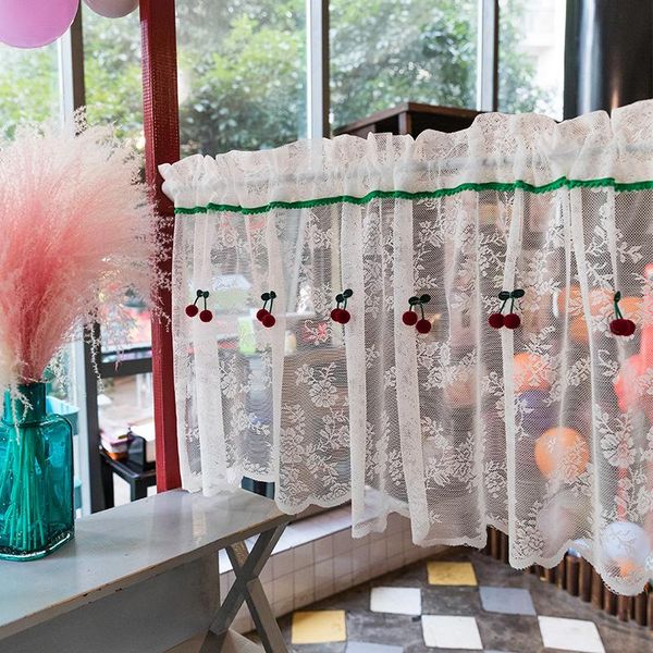 curtain & drapes american lace cherry short tulle window kitchen white sheer voile emboridered pastory home decoration customized
curtain & drapes american lace cherry short tulle window kitchen white sheer voile emboridered pastory home decoration customized