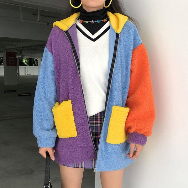 autumn and winter personality coat woolen street style contrast color women's hooded women's woolen coat, Black
autumn and winter personality coat woolen street style contrast color women's hooded women's woolen coat, Black