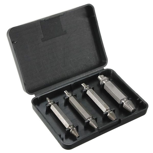 professional drill bits 1 set 4 pcs screw extractor remover out stud tools 
professional drill bits 1 set 4 pcs screw extractor remover out stud tools