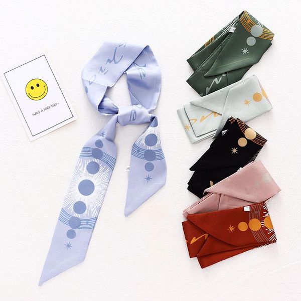 scarves 2021 long skinny silk satin neck collar scarf foulard cheveux femme fashion hair tie band for women accessories, Blue;gray
scarves 2021 long skinny silk satin neck collar scarf foulard cheveux femme fashion hair tie band for women accessories, Blue;gray