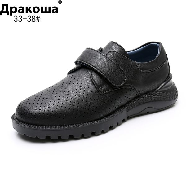 apakowa boys genuine leather shoes new flat style wedding formal black student kids hook &loop anti-slip school uniform shoes 210306, Black;red
apakowa boys genuine leather shoes new flat style wedding formal black student kids hook &loop anti-slip school uniform shoes 210306, Black;red