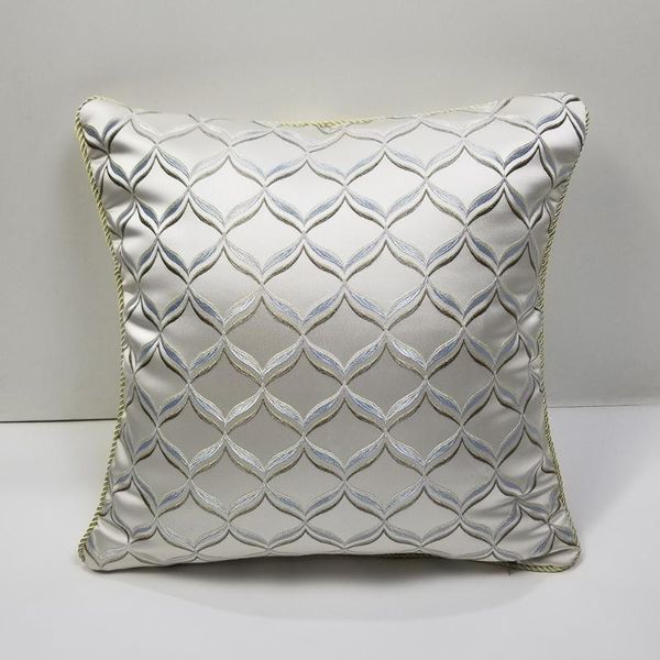 contemporary heavy geometric checks woven jacquard decorative pillow case sofa chair rope pipping cushion cover 45x45cm 1pc/lot
contemporary heavy geometric checks woven jacquard decorative pillow case sofa chair rope pipping cushion cover 45x45cm 1pc/lot