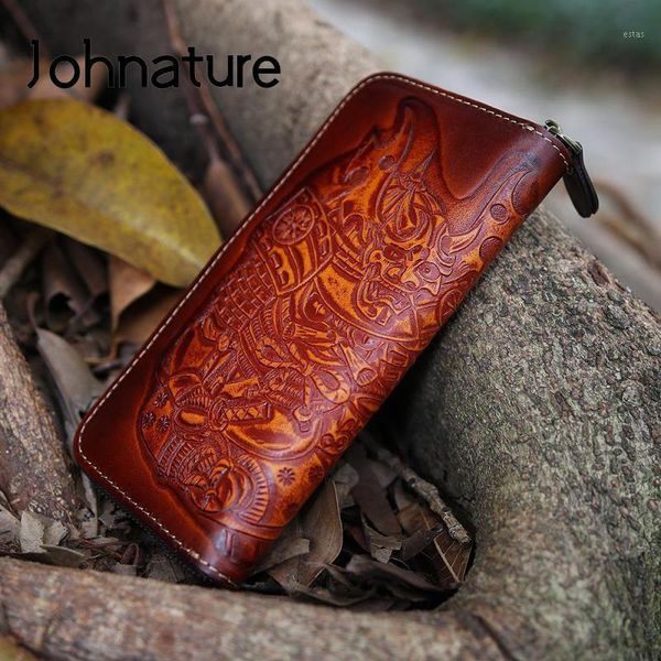 johnature first layer cow leather men wallets 2021 handmade retro long wallet card holder multi-card position leisure1, Red;black
johnature first layer cow leather men wallets 2021 handmade retro long wallet card holder multi-card position leisure1, Red;black