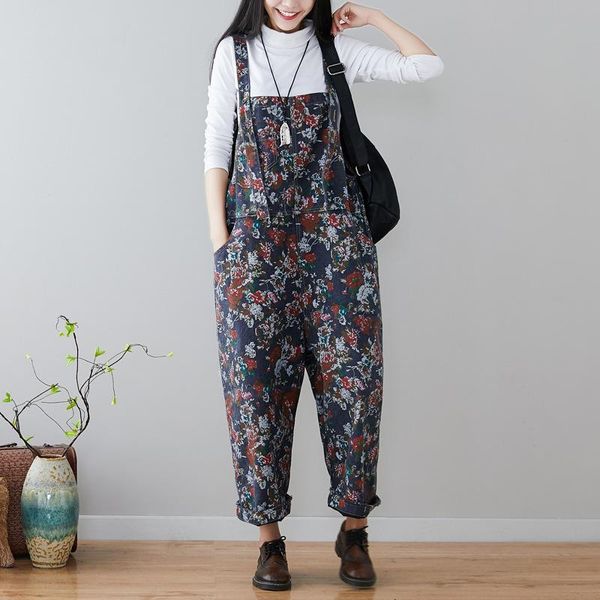women's jumpsuits & rompers 2021 women vintage washed flowers printed denim wide leg jeans overalls loose bule plus size ladies long pa, Black;white
women's jumpsuits & rompers 2021 women vintage washed flowers printed denim wide leg jeans overalls loose bule plus size ladies long pa, Black;white
