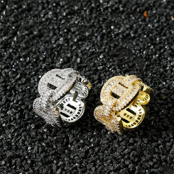 cuban link chains rings iced out cubic zirconia rings gold color hip hop fashion jewelry gift, Silver
cuban link chains rings iced out cubic zirconia rings gold color hip hop fashion jewelry gift, Silver