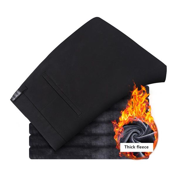 men's pants 98% cotton fleece thick comfortable and warm fitted straight casual 2021 winter fashion brand pure trousers, Black
men's pants 98% cotton fleece thick comfortable and warm fitted straight casual 2021 winter fashion brand pure trousers, Black