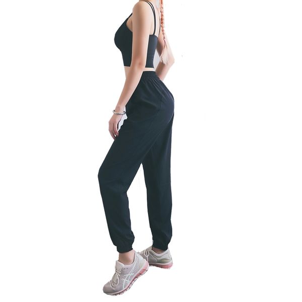 fashion solid baggy yoga sport pants joggers sweatpants women casual high waist drawstring harem trousers streetwear, Black
fashion solid baggy yoga sport pants joggers sweatpants women casual high waist drawstring harem trousers streetwear, Black
