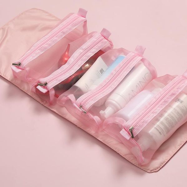 cosmetic bags & cases women foldable bag travel organizer hanging nylon wash portable multifunctional makeup case storage toiletry pouch
cosmetic bags & cases women foldable bag travel organizer hanging nylon wash portable multifunctional makeup case storage toiletry pouch