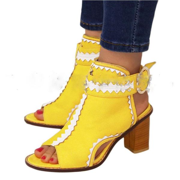 sandals women's high-heeled european and american style foreign trade color matching metal buckle large fashion, Black
sandals women's high-heeled european and american style foreign trade color matching metal buckle large fashion, Black