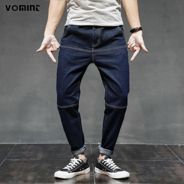 new arrvials 2021 mens harem jeans fashion brand youth elasticity denim blue black sewing details full length big size 28-42
new arrvials 2021 mens harem jeans fashion brand youth elasticity denim blue black sewing details full length big size 28-42