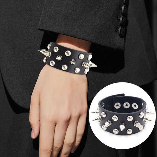 charm bracelets punk bracelet spike adjustable faux leather goth wristband studded rock black, Golden;silver
charm bracelets punk bracelet spike adjustable faux leather goth wristband studded rock black, Golden;silver
