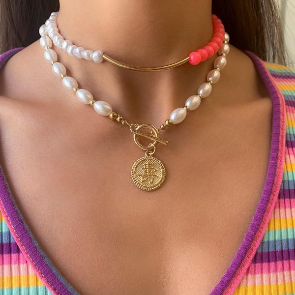 pendant necklaces ingemark goth baroque irregular pearl chains necklace 2021 geometric coin toggle clasp lariat choker aesthetic jewelry, Silver
pendant necklaces ingemark goth baroque irregular pearl chains necklace 2021 geometric coin toggle clasp lariat choker aesthetic jewelry, Silver