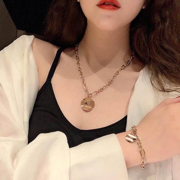 pendant necklaces stainless steel chain necklace women chunky with letter punk hip hop 2021 fashion gothic jewelry, Silver
pendant necklaces stainless steel chain necklace women chunky with letter punk hip hop 2021 fashion gothic jewelry, Silver