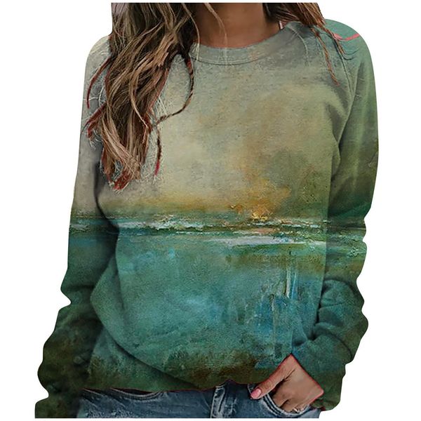 aesthetic fall hoodie women landscape mountain print o-neck sweatshirt long sleeves loose oversized blouse winter sudaderas, Black
aesthetic fall hoodie women landscape mountain print o-neck sweatshirt long sleeves loose oversized blouse winter sudaderas, Black