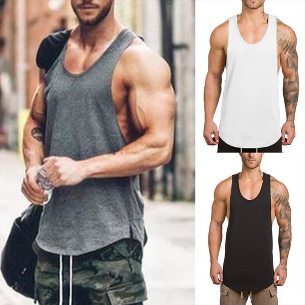 summer men sports vest mens cotton sleeveless bodybuilding tank gym fitness sportswear workout tankslimming, White;black
summer men sports vest mens cotton sleeveless bodybuilding tank gym fitness sportswear workout tankslimming, White;black