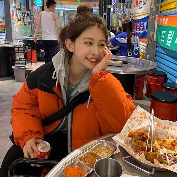 winter down cotton padded jacket 2021 new korean version loose fake two-piece female student short, Black
winter down cotton padded jacket 2021 new korean version loose fake two-piece female student short, Black