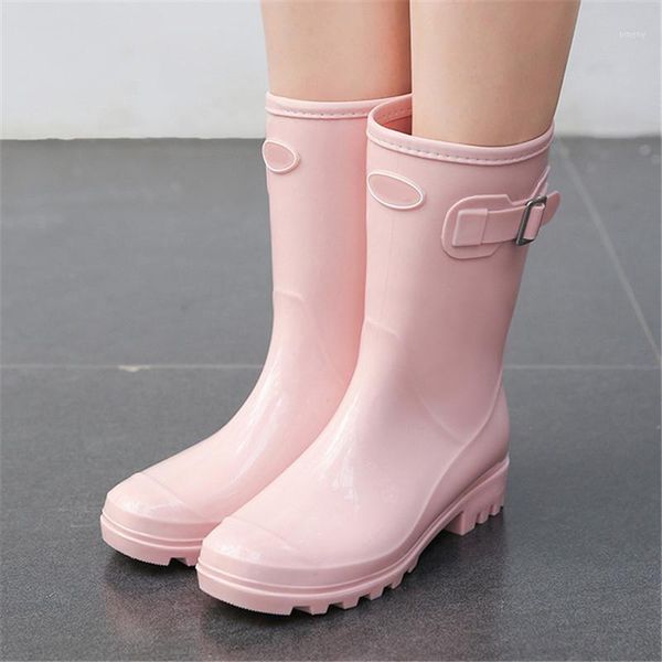 boots women mid-calf rain fashion simple waterproof non-slip middle tube rubber shoes cute outdoor1, Black
boots women mid-calf rain fashion simple waterproof non-slip middle tube rubber shoes cute outdoor1, Black