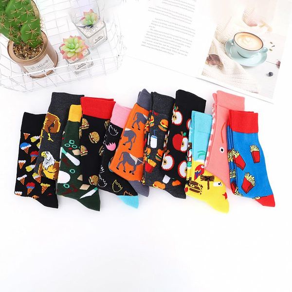 men's socks men european and american fashion trend hip-hop skateboard funny eggshell eagle cartoon pattern in tube, Black
men's socks men european and american fashion trend hip-hop skateboard funny eggshell eagle cartoon pattern in tube, Black