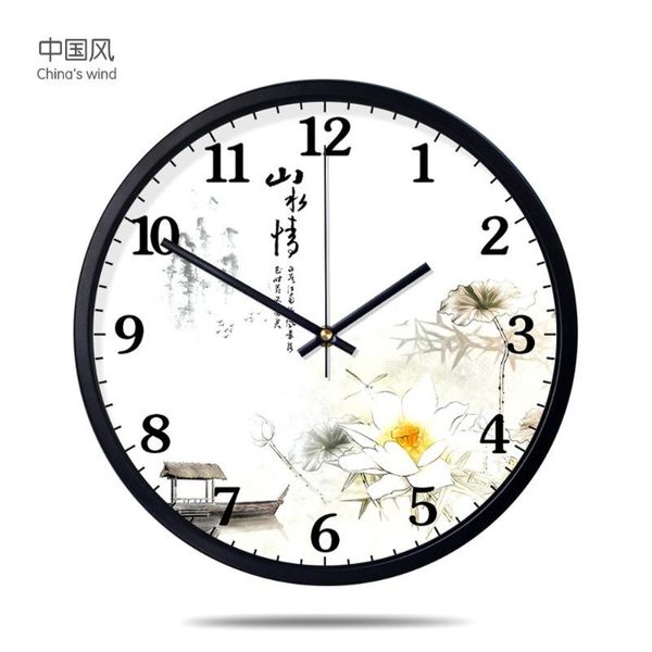 chinese-style creative modern simple chinese ink calligraphy living room mute quartz hanging clock clock one product
chinese-style creative modern simple chinese ink calligraphy living room mute quartz hanging clock clock one product