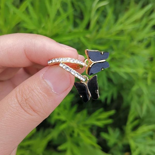 hoop & huggie cute style resin butterfly pendant earrings ins korean candy color for women usually jewelry, Golden;silver
hoop & huggie cute style resin butterfly pendant earrings ins korean candy color for women usually jewelry, Golden;silver