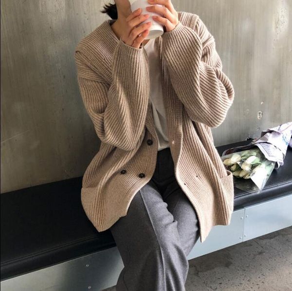 women's knits & tees clothing cute kawaii casual loose solid color cardigan sweater thick japan knitted harajuku ulzzang sweaters for w, White
women's knits & tees clothing cute kawaii casual loose solid color cardigan sweater thick japan knitted harajuku ulzzang sweaters for w, White