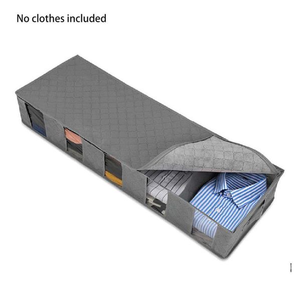 clothing & wardrobe storage foldable under bed bags 1/2 pack large boxes thick breathable underbed clothes zippered organizer
clothing & wardrobe storage foldable under bed bags 1/2 pack large boxes thick breathable underbed clothes zippered organizer