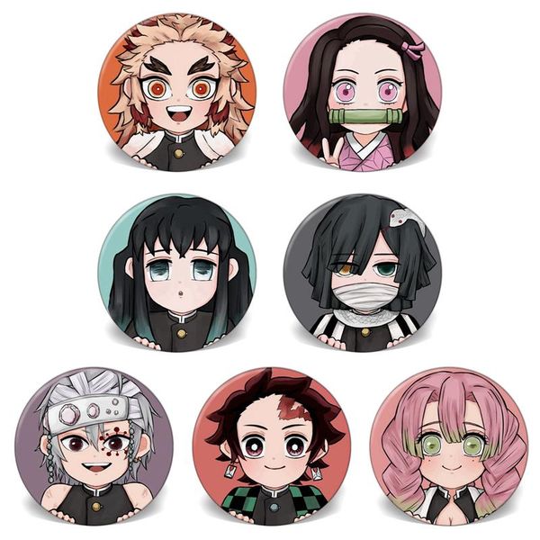 pins, brooches anime demon slayer brooch metal badge pin for clothes accessories backpack decor buttons props fans collection, Gray
pins, brooches anime demon slayer brooch metal badge pin for clothes accessories backpack decor buttons props fans collection, Gray