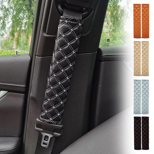 safety belts & accessories car shoulder pads high-quality leather seat belt diamond grid quilting process
safety belts & accessories car shoulder pads high-quality leather seat belt diamond grid quilting process