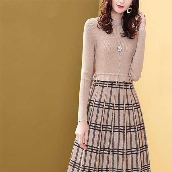 women dress spring autumn winter o neck long sleeve simple elegant party midi dress casual knitted dress plus size 35, Black;gray
women dress spring autumn winter o neck long sleeve simple elegant party midi dress casual knitted dress plus size 35, Black;gray