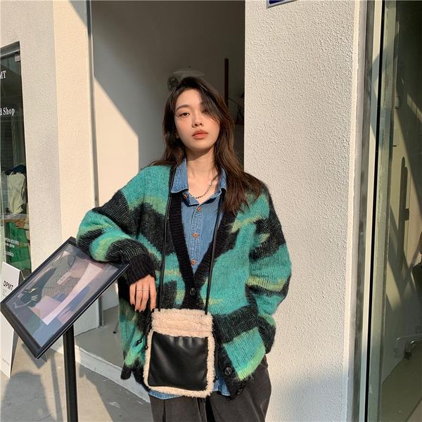 women's sweaters cmaz sweater for women autumn winter real s cost-effective haima retro contrast color, White;black
women's sweaters cmaz sweater for women autumn winter real s cost-effective haima retro contrast color, White;black