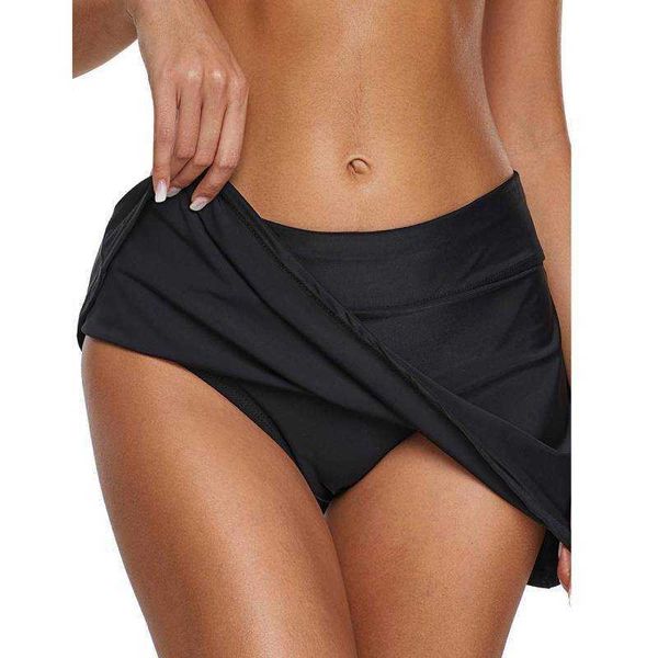 skirt style trunk beach vacation fake two high waist swimming skirts 41007, White;black
skirt style trunk beach vacation fake two high waist swimming skirts 41007, White;black