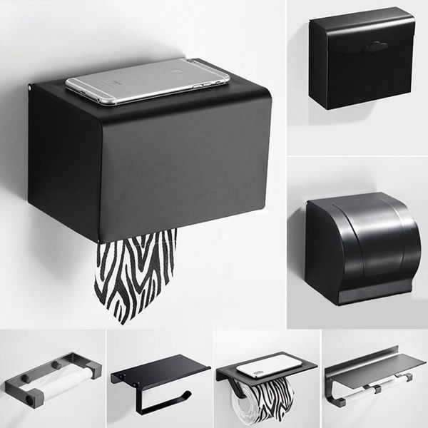 toilet paper holders punch-bathroom accessories black apace aluminum tissue holder wall-mounted box phone rack
toilet paper holders punch-bathroom accessories black apace aluminum tissue holder wall-mounted box phone rack