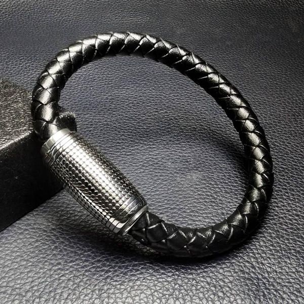 charm bracelets black braid leather bracelet for men jewelry skull stainless steel beads bangle magnetic buckle pulsera sp0058, Golden;silver
charm bracelets black braid leather bracelet for men jewelry skull stainless steel beads bangle magnetic buckle pulsera sp0058, Golden;silver