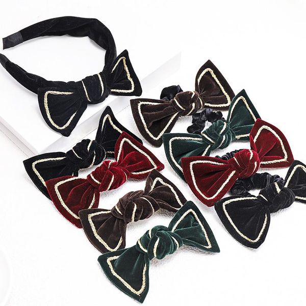 hair accessories boutique velvet bow clip korean knotted hairband women girls scrunchies
hair accessories boutique velvet bow clip korean knotted hairband women girls scrunchies