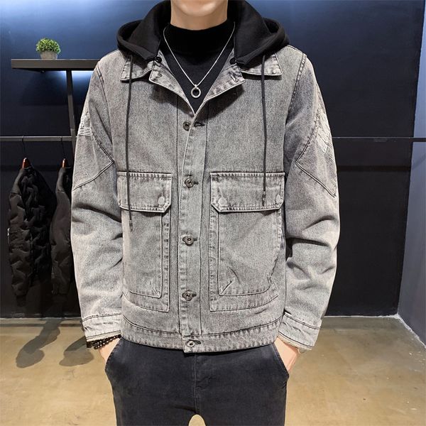 2021 new warm sales fashion coarse cap removable male clothes front only breasted pockets denigrate grey casual jackets m26q, Black;brown
2021 new warm sales fashion coarse cap removable male clothes front only breasted pockets denigrate grey casual jackets m26q, Black;brown