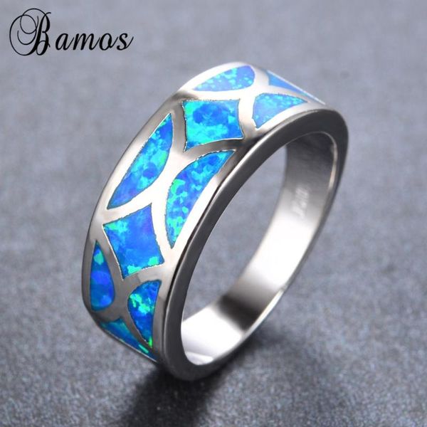 wedding rings bamos geometric style ocean blue fire opal for women men white gold filled party promise ring rp0076, Slivery;golden
wedding rings bamos geometric style ocean blue fire opal for women men white gold filled party promise ring rp0076, Slivery;golden