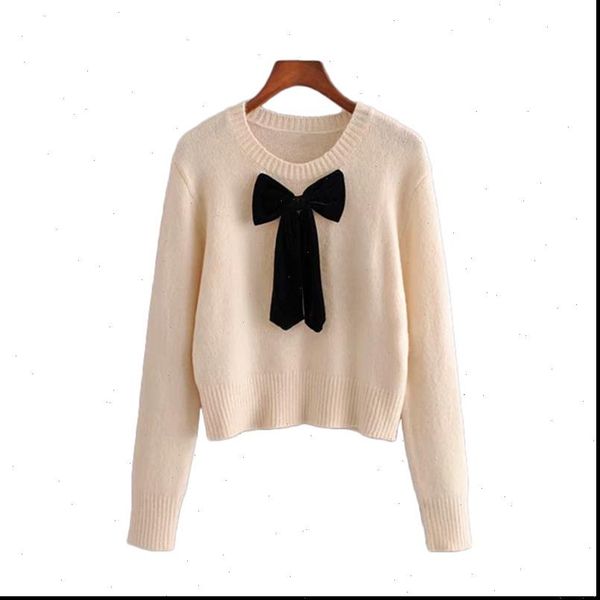runway vintage sweet short style bow tie knitted sweater women fashion o neck long sleeve stretchy female pullovers chic, White;black
runway vintage sweet short style bow tie knitted sweater women fashion o neck long sleeve stretchy female pullovers chic, White;black