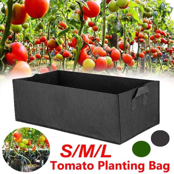 planters & pots 60 x 30 21cm felt fabric reusable garden plant bags durable for vegetable potato tomato carrot grow black / green 3 size
planters & pots 60 x 30 21cm felt fabric reusable garden plant bags durable for vegetable potato tomato carrot grow black / green 3 size