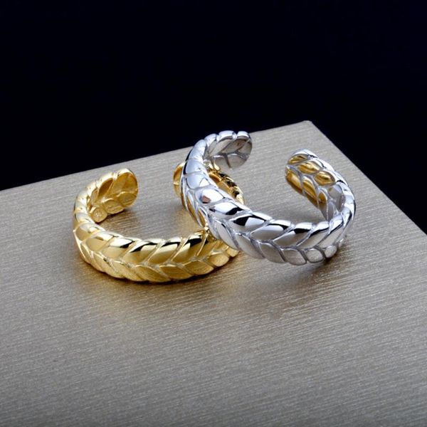 cluster rings 925 sterling silver resizable ring for women jewelry trendy luxury gift 18k gold wheat ears twist rope, Golden;silver
cluster rings 925 sterling silver resizable ring for women jewelry trendy luxury gift 18k gold wheat ears twist rope, Golden;silver