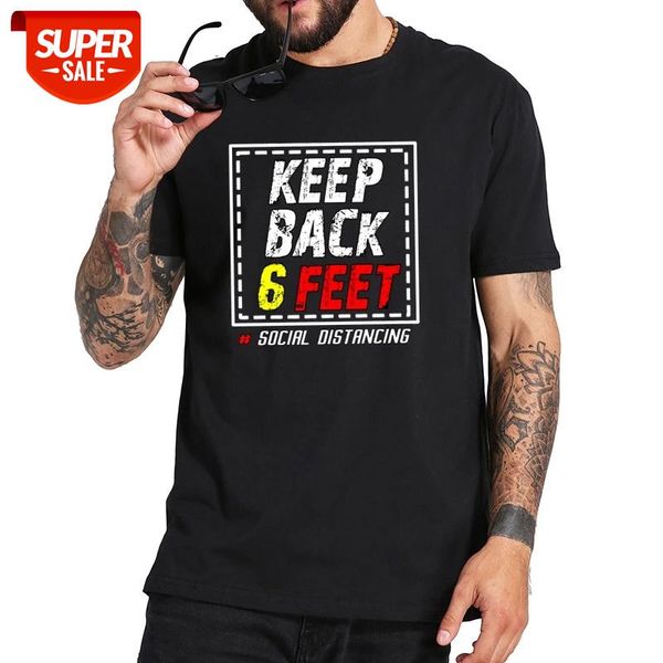 social distancing t shirt stay back 6 feet tshirt short sleeved 100% cotton eu size crew neck tee #253o, White;black
social distancing t shirt stay back 6 feet tshirt short sleeved 100% cotton eu size crew neck tee #253o, White;black