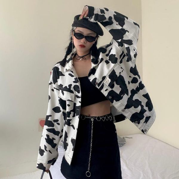 women's jackets autumn winter women jacket cute milk cow pattern print turn-down collar coat overcoat girl casual outifts outwear, Black;brown
women's jackets autumn winter women jacket cute milk cow pattern print turn-down collar coat overcoat girl casual outifts outwear, Black;brown