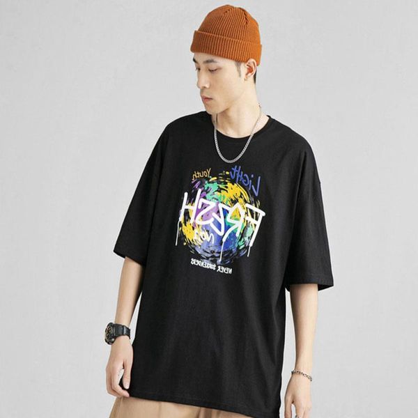 men's t-shirts thrc tide brand short sleeve male summer loose casual cotton clothes half plus size japanese t-shirt, White;black
men's t-shirts thrc tide brand short sleeve male summer loose casual cotton clothes half plus size japanese t-shirt, White;black