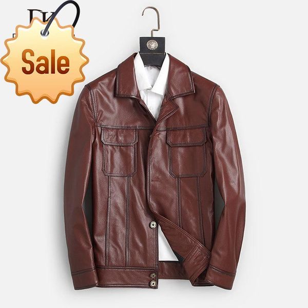 men's leather & faux genuine men jacket real cow jackets casual short black pockets 2021 autumn for man 8811
men's leather & faux genuine men jacket real cow jackets casual short black pockets 2021 autumn for man 8811