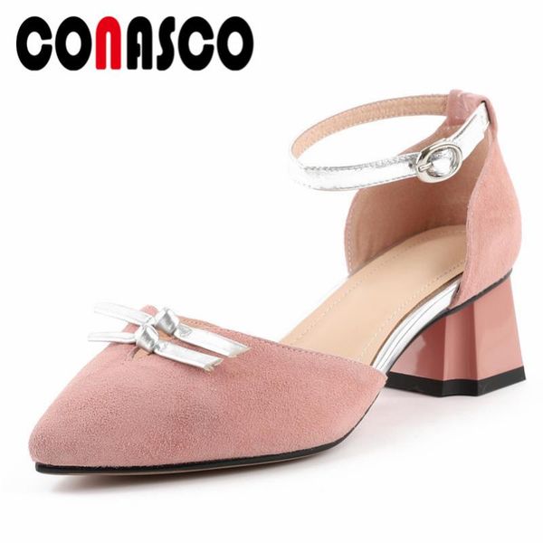 dress shoes conasco elegant women genuine leather pumps high heels bowtie wedding party woman ankle strap prom ladies, Black
dress shoes conasco elegant women genuine leather pumps high heels bowtie wedding party woman ankle strap prom ladies, Black