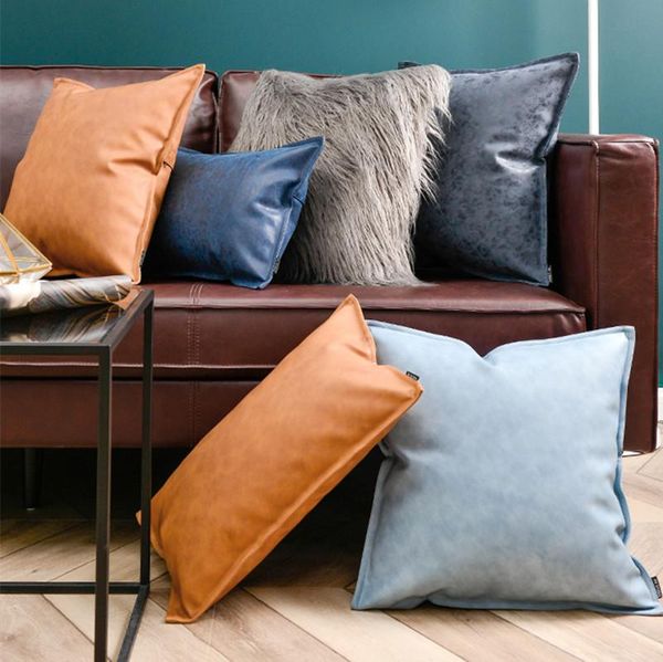 cushion/decorative pillow luxurious home decor soft pu leather cover grey blue orange decorative cushion 30x50cm sofa throw pillows
cushion/decorative pillow luxurious home decor soft pu leather cover grey blue orange decorative cushion 30x50cm sofa throw pillows