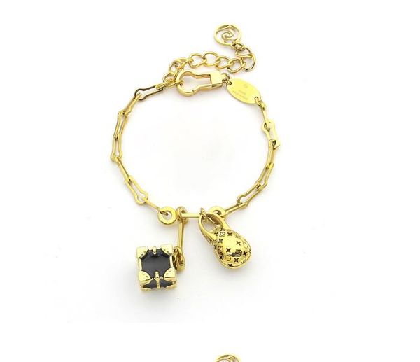 titanium steel accessories fashion simple design black gift box dinosaur egg print bracelet double pendant bracelet, Golden;silver
titanium steel accessories fashion simple design black gift box dinosaur egg print bracelet double pendant bracelet, Golden;silver